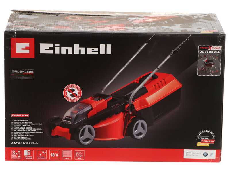 Einhell GE-CM 18/30 Li PXC - Cortac&eacute;sped de bater&iacute;a -18V 4Ah - Corte de 30 cm