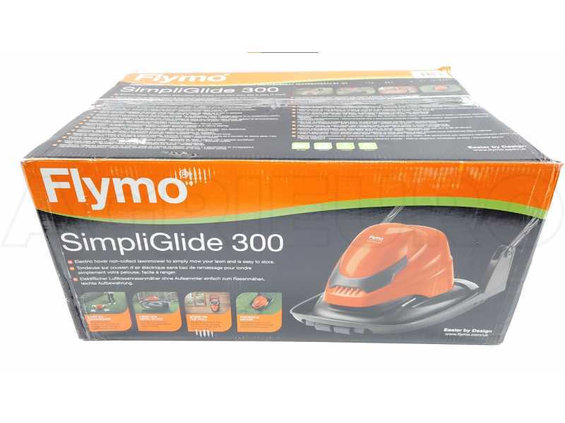 Flymo SimpliGlide 300 - Cortac&eacute;sped con coj&iacute;n de aire - 1700 W - Corte de 30 cm