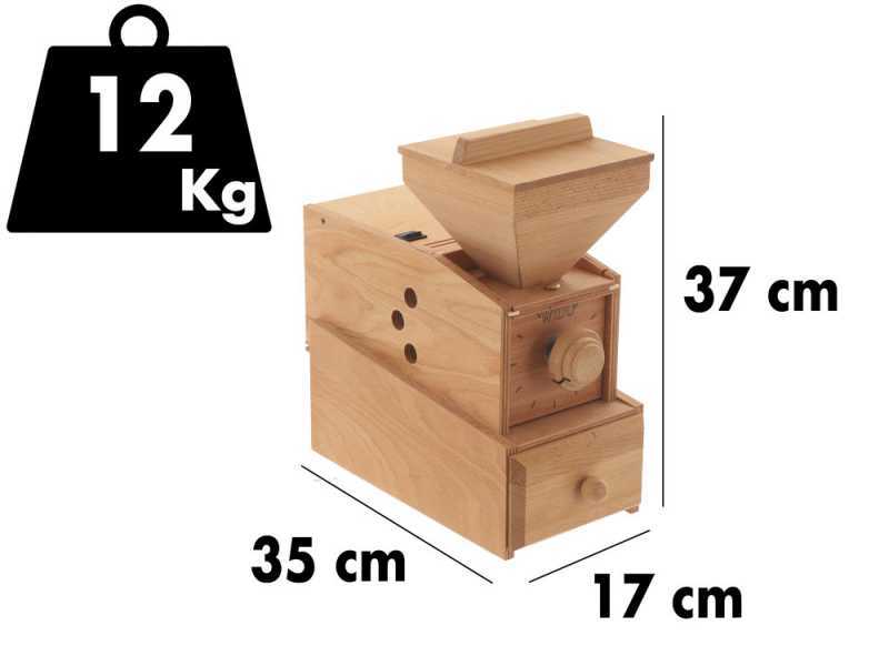 WIDU Widukind Mod. 1 - Molino de harina en haya con piedra - 400W