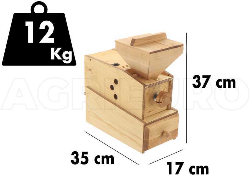 WIDU Widukind Mod. 1 - Molino de harina en madera de abedul con piedra - 400W
