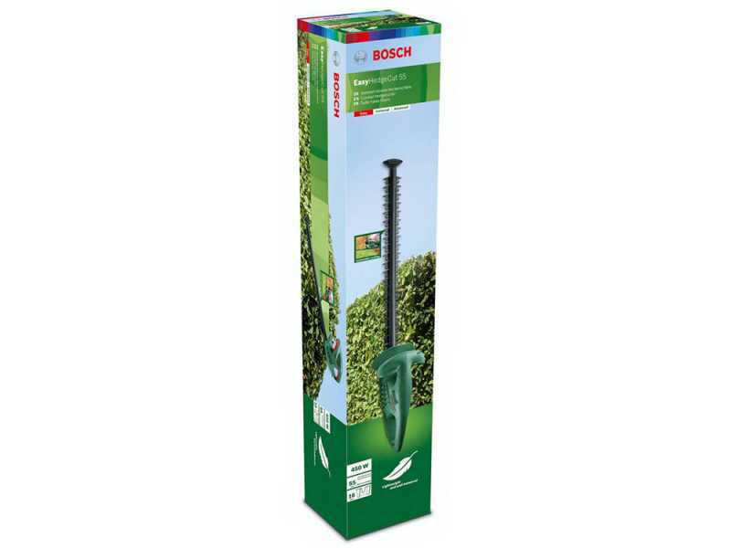 Cortasetos el&eacute;ctrico Bosch Easy HedgeCut 55  - cuchilla de 55 cm - potencia 450 W