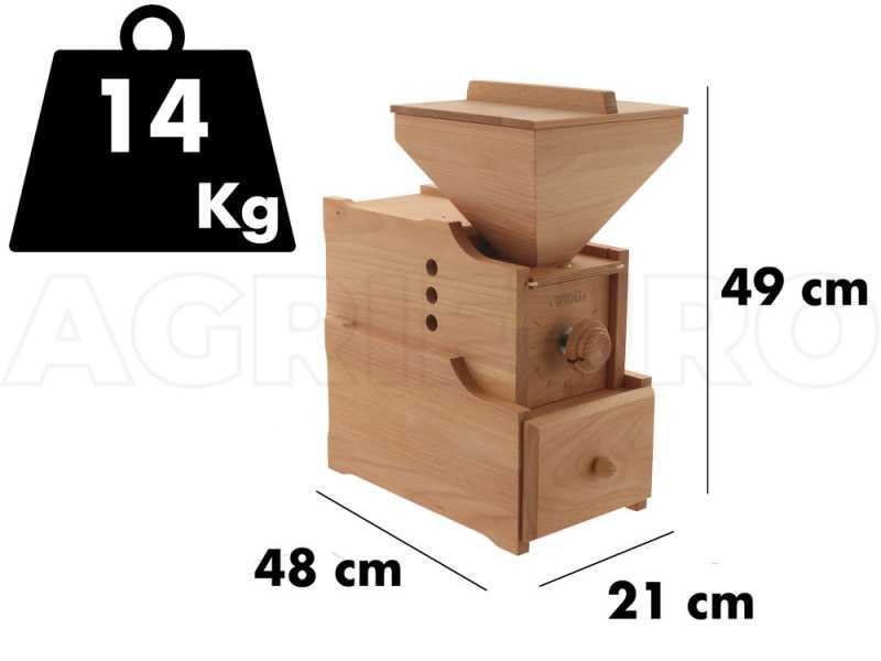 WIDU Universalm&uuml;hle Mod. 3 - Molino de harina de haya con piedra - 600W