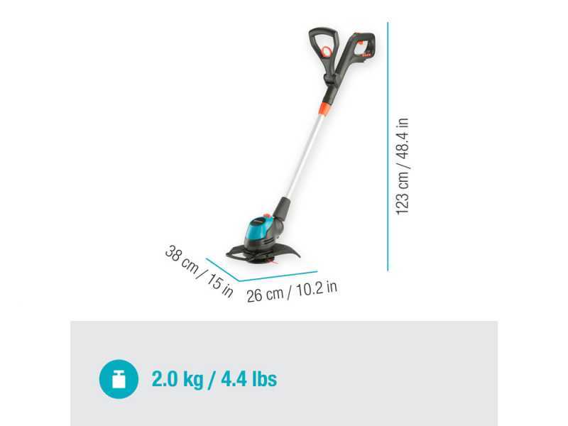 Gardena EasyCut 23/18V - Cortabordes de bater&iacute;a - BATER&Iacute;A Y CARGADOR NO EST&Aacute;N INCLUIDOS