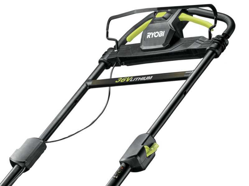 Cortac&eacute;sped de bater&iacute;a RYOBI RY36LMX51A-160 - MAX POWER 36V - 6Ah - saco de 70 l - corte de 51 cm