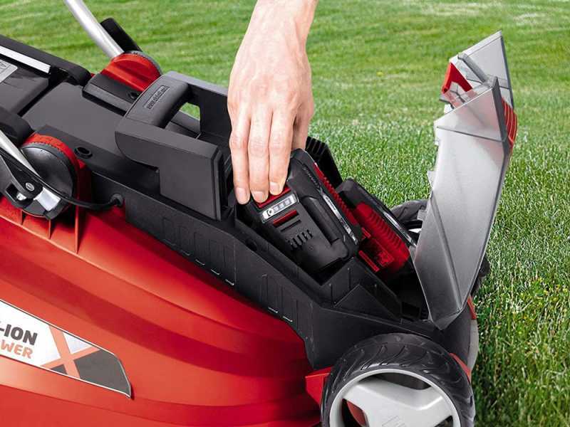 Cortac&eacute;sped de bater&iacute;a Einhell GE-CM 36/43 Li - con starter kit 2 bater&iacute;as 18V/4ah y cargador