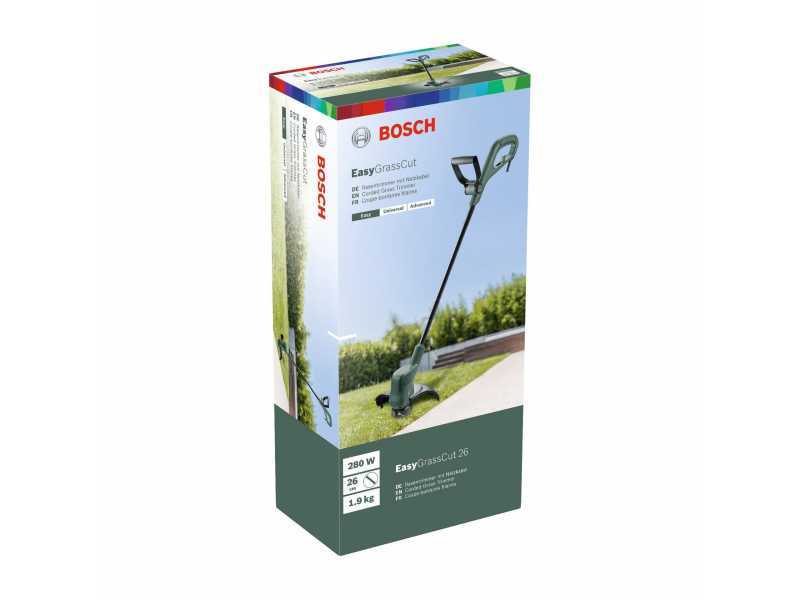 Cortabordes el&eacute;ctrico Bosch EasyGrassCut 26 - Motor de 280W - Di&aacute;metro de corte 26 cm