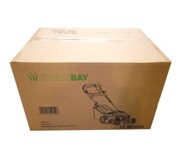 Cortac&eacute;sped autopropulsado GreenBay GB-LM 46 SH - 4 en 1 - Motor Honda GCVx145