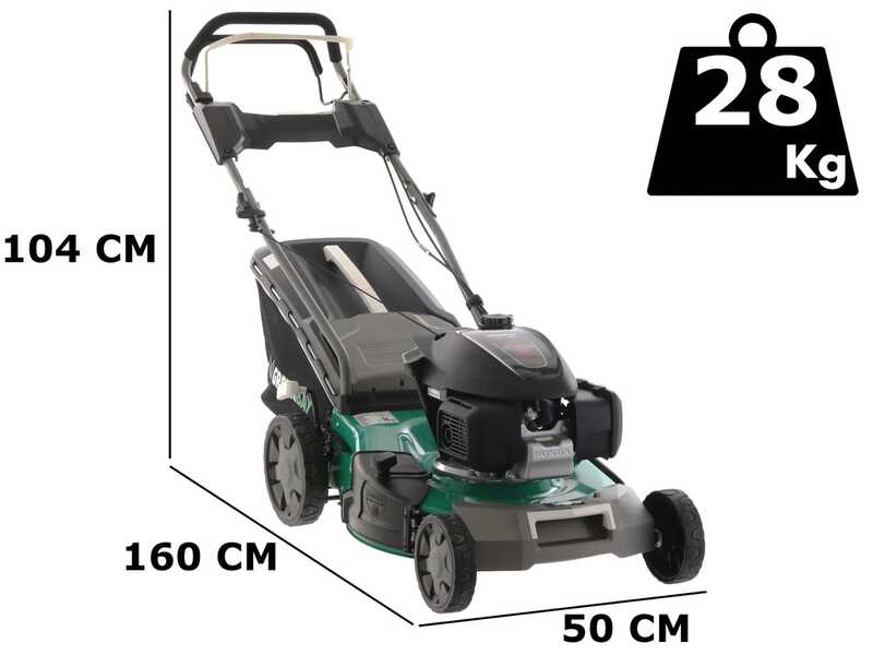 Cortac&eacute;sped autopropulsado GreenBay GB-LM 51 H - 4 en 1 - Motor Honda GCVx170 - Corte de 51cm