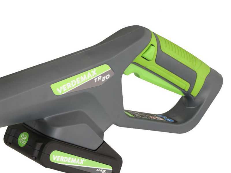VERDEMAX TR20 - Cortabordes de bater&iacute;a - 20V 2Ah