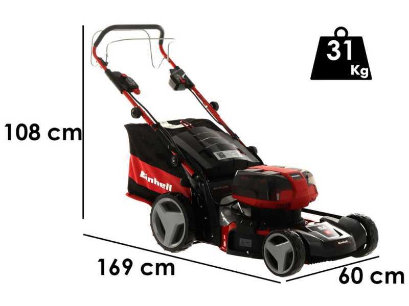 Einhell GE-CM 36/47 S HW Li - Kit - Cortac&eacute;sped de bater&iacute;a autopropulsado - 4x18V/4Ah - Corte de 47 cm