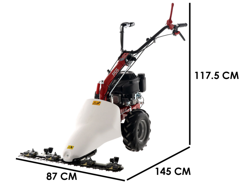 Eurosystems P55 - Motosegadora multifunci&oacute;n de doble cuchilla - Loncin 196 OHV