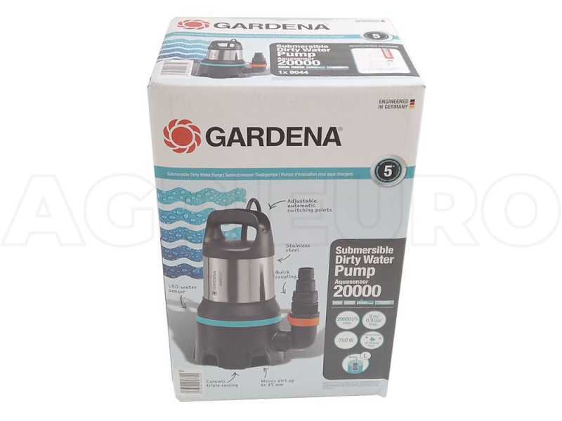 Bomba sumergible de aguas sucias Gardena 20000 Aquasensor art. 9044-20