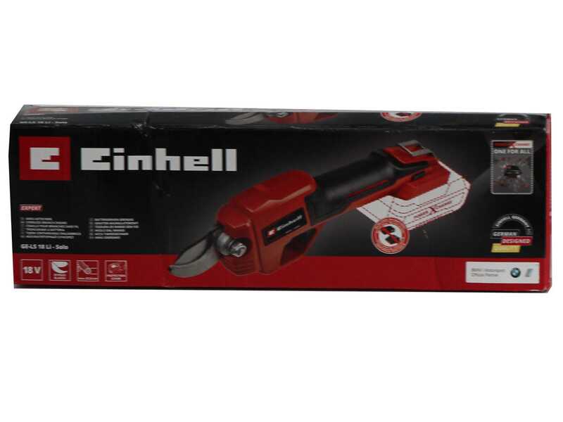 Tijeras el&eacute;ctricas de poda Einhell GE-LS 18 Li - Kit con una bater&iacute;a 18V/2.5Ah y cargador de bater&iacute;as