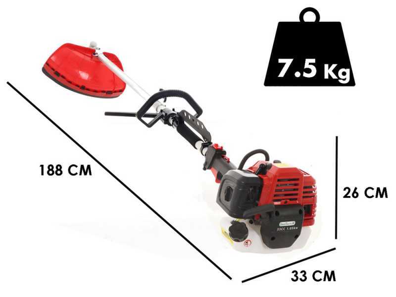GeoTech GT-2 33 L - Desbrozadora de gasolina multifunci&oacute;n