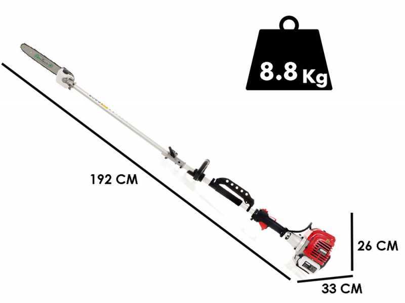 Podadora de mezcla 2 tiempos GeoTech GT-2 33 L con p&eacute;rtiga - 33 cc