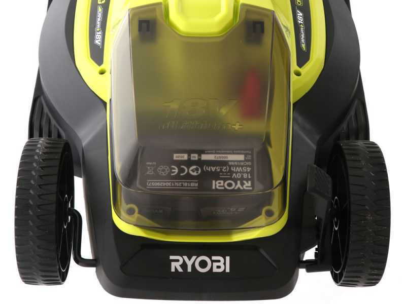 Ryobi rlm18c33b25 2.5 best sale ah cordless lawnmower