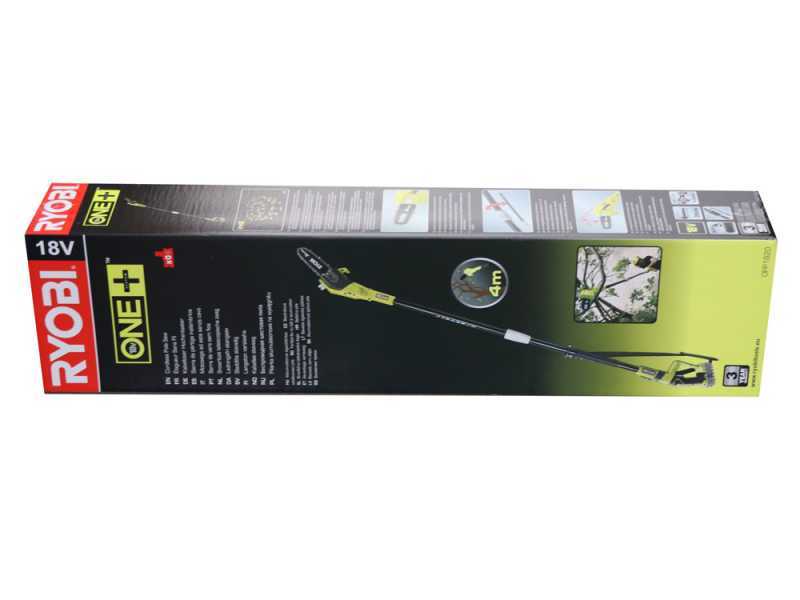 Podadora telesc&oacute;pica RYOBI OPP1820 - 180-250 cm - 18V - espada de 20 cm - SIN BATER&Iacute;A NI CARGADOR