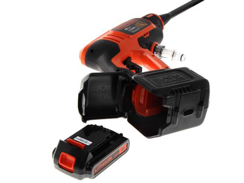 Pistola hidrolimpiadora de bater&iacute;a Black &amp; Decker BCPC18D1 - Boquilla 5 en 1