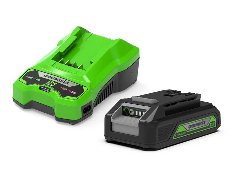Starter kit GreenWorks Bater&iacute;a de 24V/2.0ah y cargador de 0.5 ah