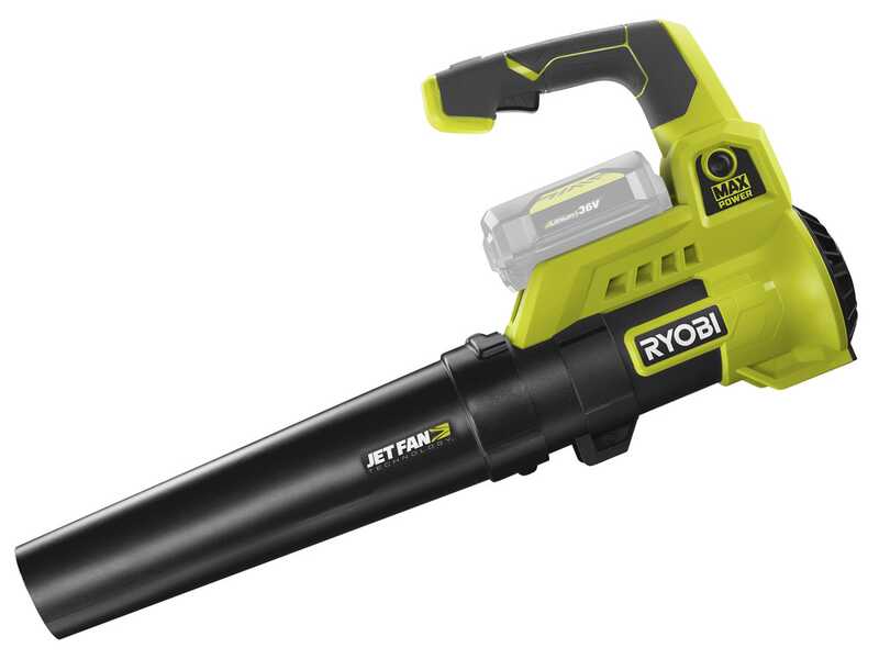 Soplador de hojas RYOBI RY36BLA-0 - Turbojet - 36V - BATER&Iacute;A Y CARGADOR NO INCLUIDOS