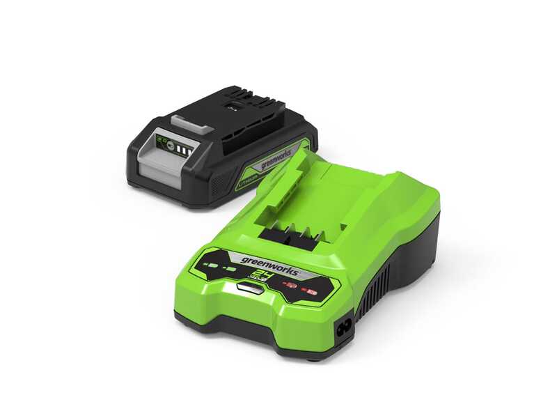 GREENWORKS G24SHT - Tijera cortac&eacute;sped de bater&iacute;a - Cortasetos - 24V 2Ah