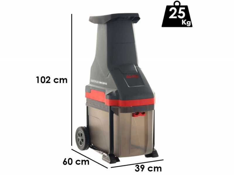 AL-KO Easy Crush MH 2810 - Biotrituradora el&eacute;ctrica - Cuchillas reversibles en acero - Di&aacute;metro max corte 40 mm