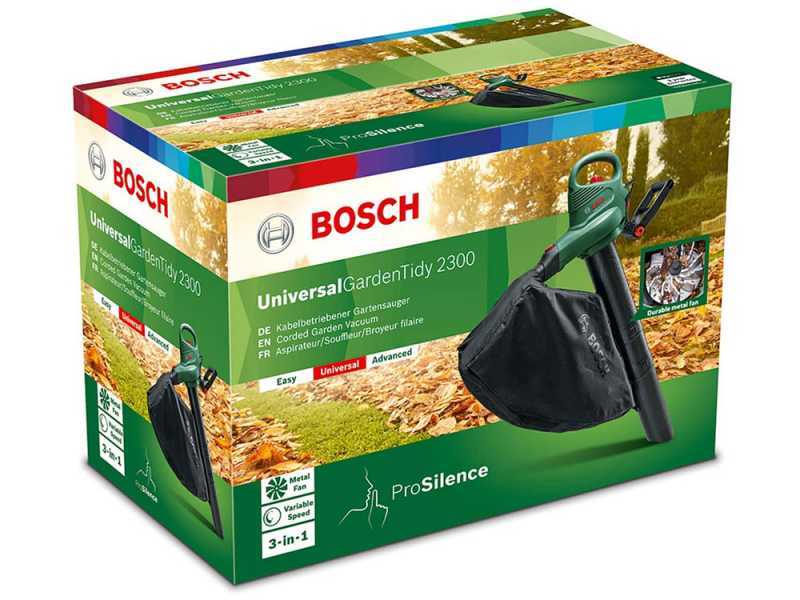 Soplador-aspirador Bosch Universal Garden Tidy 3000 - Potencia 3000w