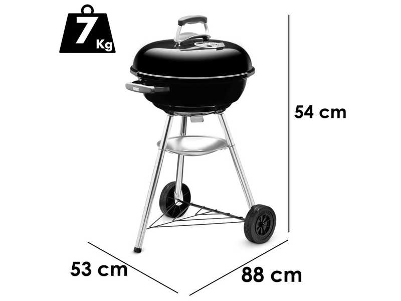 Weber Compact Kettle 47 - Barbacoa de carb&oacute;n
