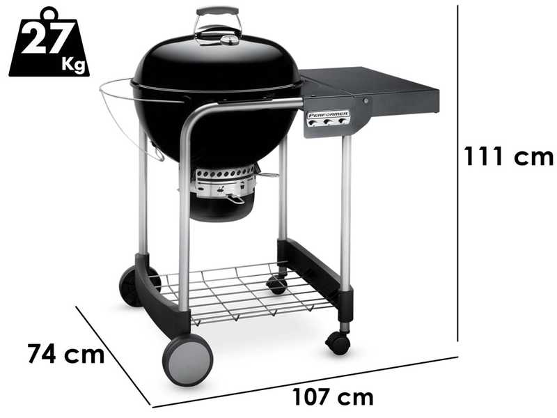 Weber Performer GBS - Barbacoa de carb&oacute;n