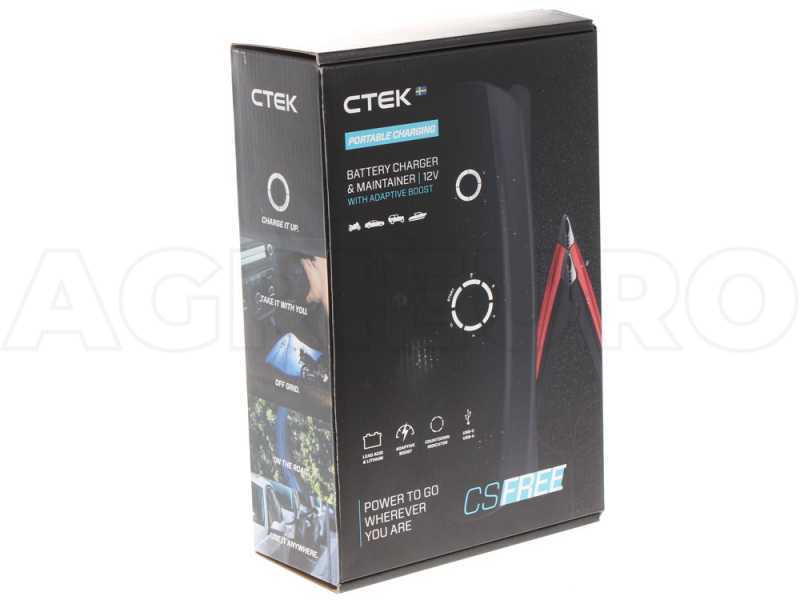 CTEK CS FREE - Cargador, mantenedor y bater&iacute;a externa- bater&iacute;a de 6ah/12V