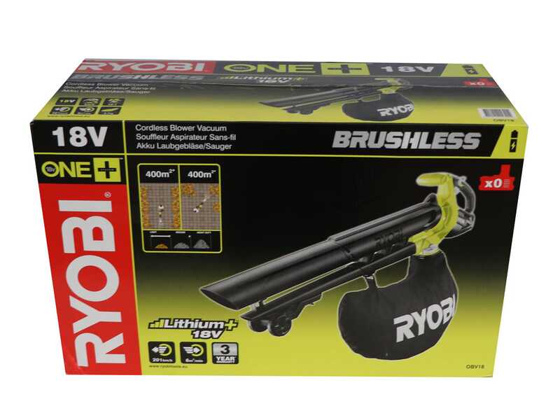 Soplador - Aspirador - Triturador de bater&iacute;a RYOBI OBV18 18V -  BATER&Iacute;A Y CARGADOR NO EST&Aacute;N INCLUIDOS