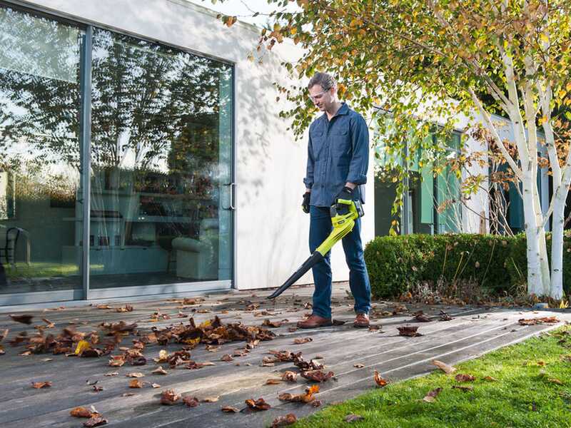 Soplador de bater&iacute;a RYOBI OBL1820S -18V - Velocidad de aire 245 Km/h - BATER&Iacute;A Y CARGADOR NO EST&Aacute;N INCLUIDOS