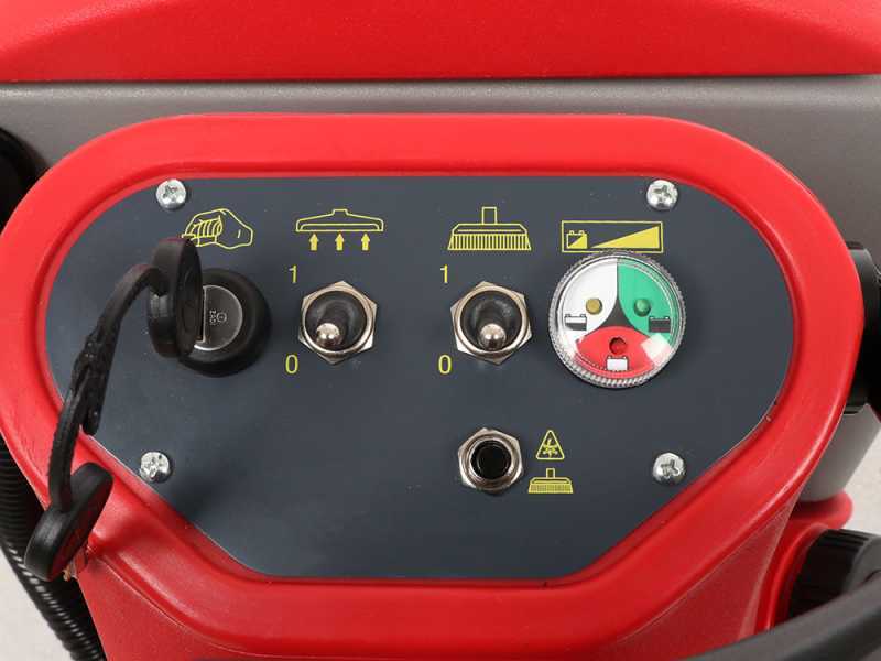 Fregadora de suelos de bater&iacute;a sin cables U.T. LP-500/50-B - 3 en 1: lava, seca y aspira