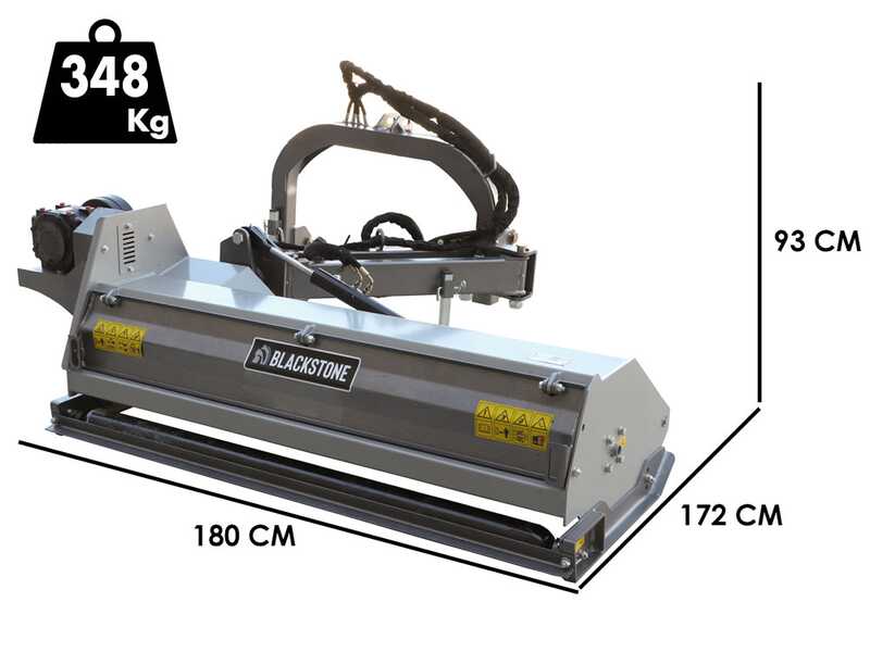 BlackStone BVM 140 M - Trituradora lateral de brazo para tractor - Serie mediana