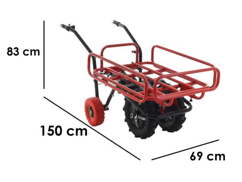 Carretilla de bater&iacute;a Geotech CAR 300T-T - Bater&iacute;a de 40V y 6 Ah