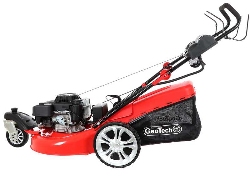 GeoTech-Pro S58-3 BMSWGE L225 - Cortac&eacute;sped de gasolina autopropulsado - Rueda pivotante - Arranque el&eacute;ctrico