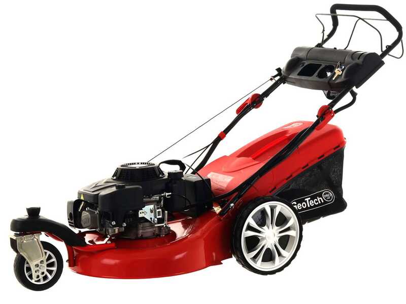 GeoTech-Pro S58-3 BMSWGE L225 - Cortac&eacute;sped de gasolina autopropulsado - Rueda pivotante - Arranque el&eacute;ctrico
