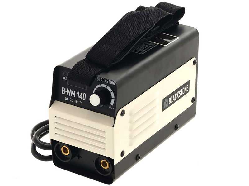 Soldadora inverter con electrodo de corriente continua Blackstone B-WM 140 - 140 A - con Kit MMA
