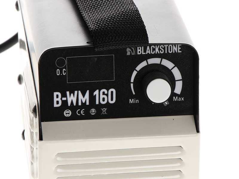 Soldadora inverter con electrodo de corriente continua Blackstone B-WM 160 - 160 A - con Kit MMA