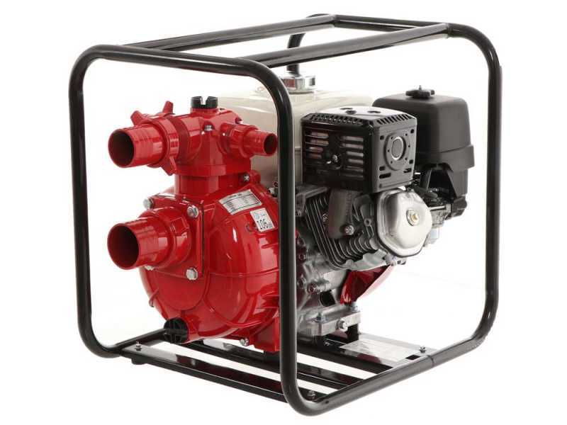 Motobomba de gasolina de gran altura de elevaci&oacute;n AGT 3&quot; GX270 - racores de 80/65/2x 40 mm