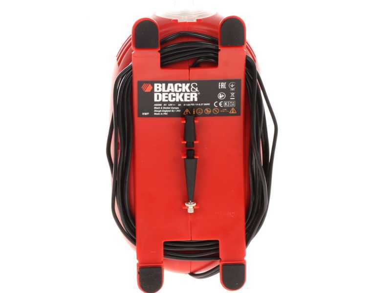 Black &amp; Decker ASI200-XJ - Compresor de aire port&aacute;til sin aceite - 8 Bar Max