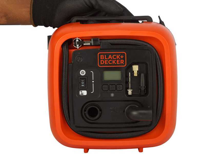 Black &amp; Decker ASI400-XJ - Compresor de aire port&aacute;til sin aceite - 11 Bar Max