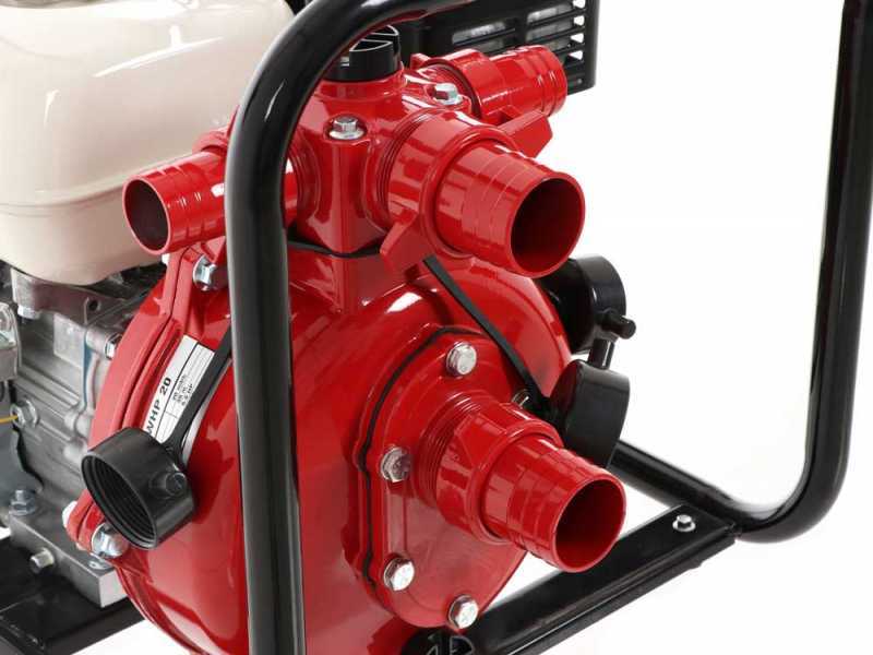 Motobomba de riego con motor de gasolina AGT 2&quot; GX200 - Racores de 50/40 mm