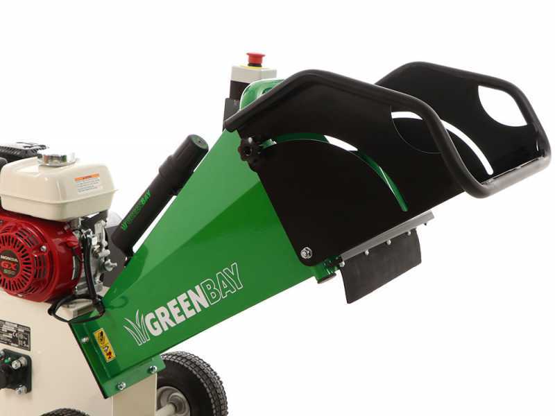 GreenBay GB-WRC 100 H - Biotrituradora de gasolina profesional - Motor Honda GX200 de 6.5 HP