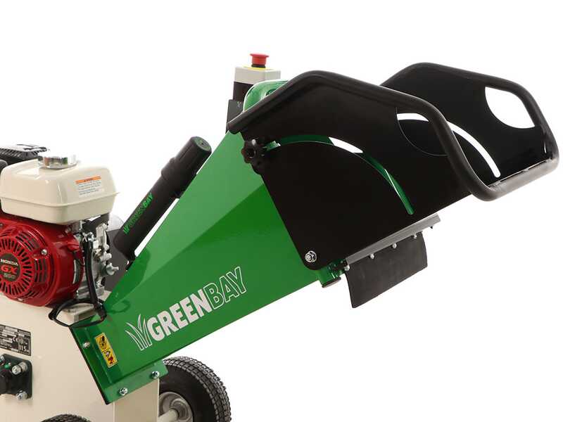 GreenBay GB-WRC 100 H - Biotrituradora de gasolina profesional - Motor Honda GX200 de 6.5 HP