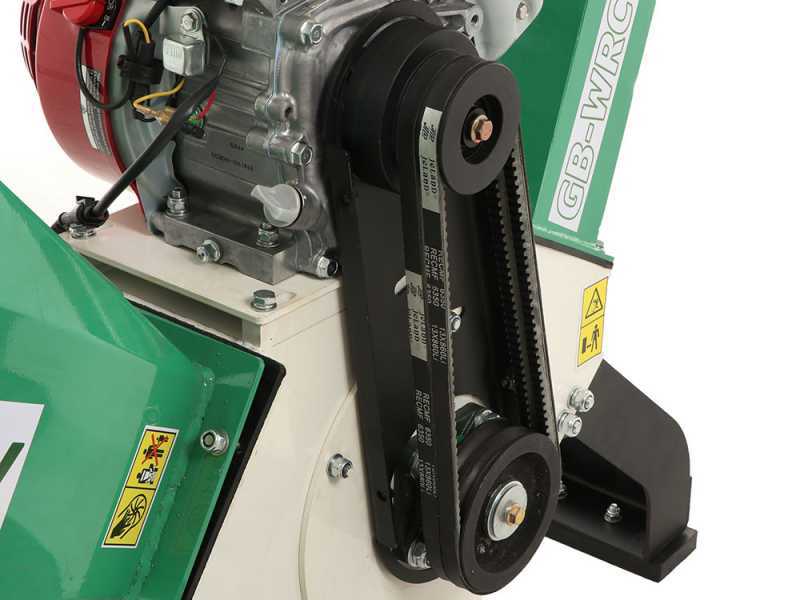 GreenBay GB-WRC 100 H - Biotrituradora de gasolina profesional - Motor Honda GX200 de 6.5 HP