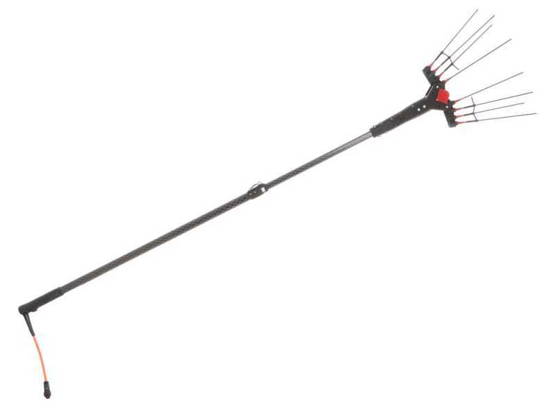 Castellari Vertigo Carbon C 12V - Vareador de aceitunas el&eacute;ctrico de bater&iacute;a 190/240 cm