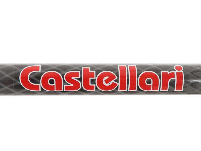 Castellari Vertigo Carbon C 12V - Vareador de aceitunas el&eacute;ctrico de bater&iacute;a tipo autom&oacute;vil con cable incluido - P&eacute;rtiga telesc&oacute;pica en aluminio 190/240 cm