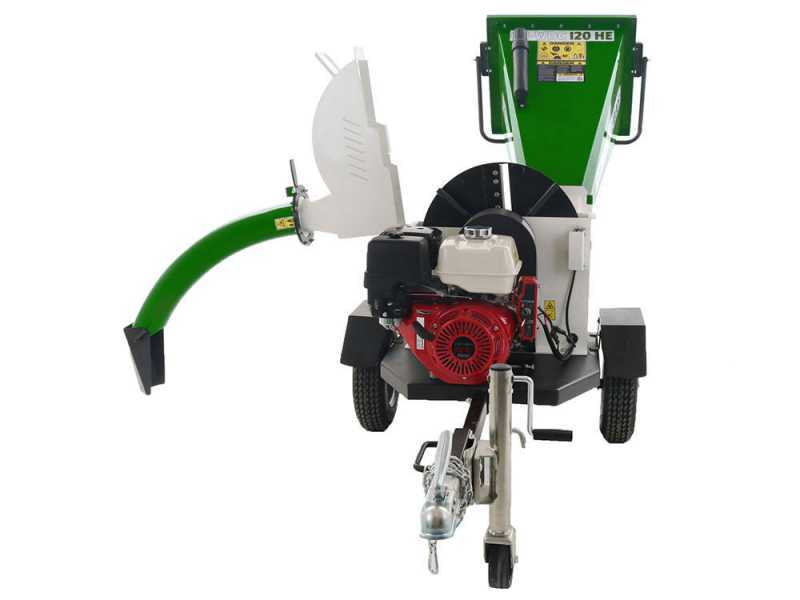GreenBay GB-WDC 120 HE - Biotrituradora de gasolina Profesional - Motor Honda GX390