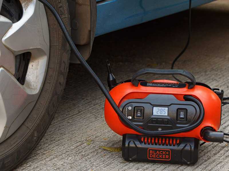 Black &amp; Decker BDCINF18N-QS - Compresor de aire el&eacute;ctrico port&aacute;til monof&aacute;sico, sin aceite - M&aacute;x 11 bar